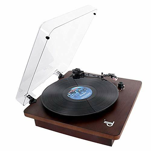 Giradischi, Vinyl Turntable Portatili DLITIME Record Player a 3 Velocità (X5Y)