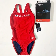 Speedo Guard Super Pro Endurance One-Piece Swimsuit Competetive Size 30 Orig $54