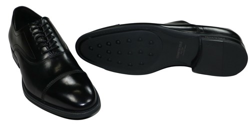 Futurepod Leather Lace-Up Cap Toe 