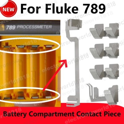 Battery Compartment Contact Piece Set For Fluke 789 ProcessMeter Calibrator NEU
