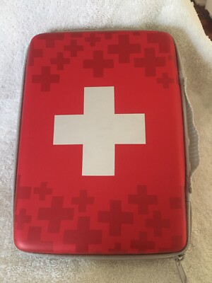 FIRST AID KIT POUCH BAG EMPTY W/ ZIPPER  POUCHES  (EMERGENCY)