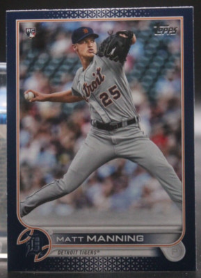 Matt Manning (Tigers/RC) - 2022 Topps Blue Parallel #31