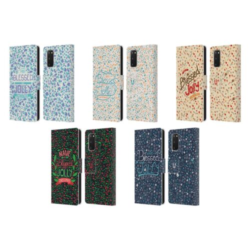 HEAD CASE DESIGNS MERRY CHRISTMAS WALLETS FOR SAMSUNG PHONES 1 - Picture 1 of 11