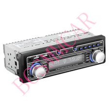 Bluetooth Car Stereo FM Radio Single 1DIN AUX USB Audio Receiver MP3 Player 12V