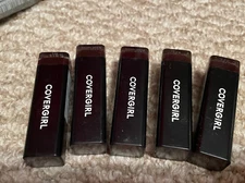 X5 New Sealed COVERGIRL Exhibitionist Demi Matte Lipstick- 455 Infamous -0.12 oz
