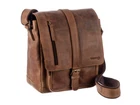 Greenland Nature Montenegro Crossbody Bag 2925 Brown Leather 22cm