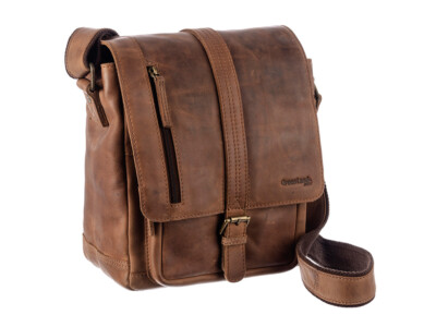 Greenland Nature Montenegro Umhängetasche 2925 Braun Leder 22 cm