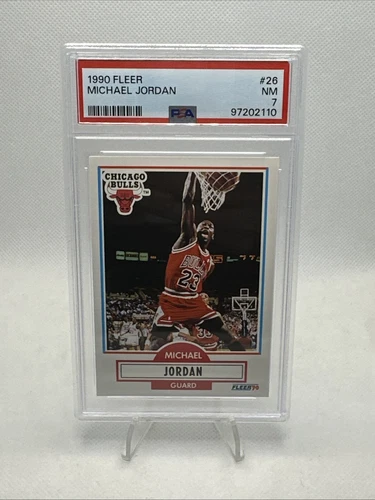 1990 Fleer #26 Michael Jordan (PSA 7)