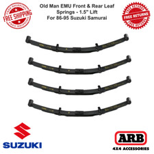Arb Old Man Emu Front Rear Leaf Springs - 1.5 Lift For 86-95 Suzuki Samurai