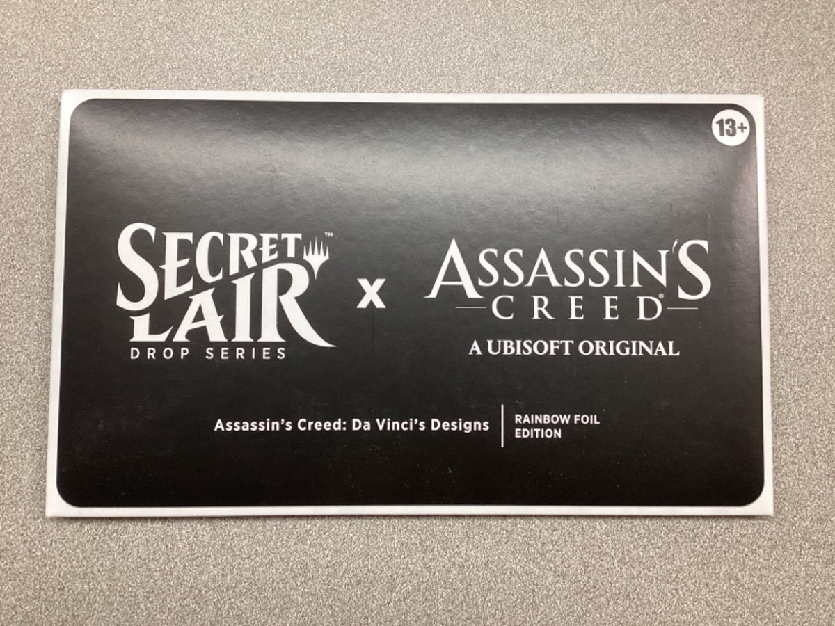 MTG Secret Lair x Assassin's Creed: Da Vinci's Designs Foil