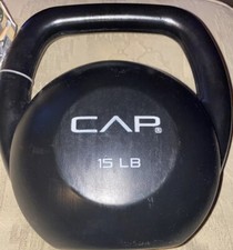 15 LB CAP Vinyl Kettlebell - New With Tag - Fitness Training Equipment