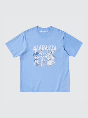 Uniqlo Blue One Piece Anime 25th Short Sleeve T-Shirt Alabasta