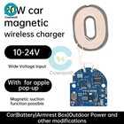 DC 10-24V 20W Car Wireless Charger Module Wireless Charging Board for Cell Phone