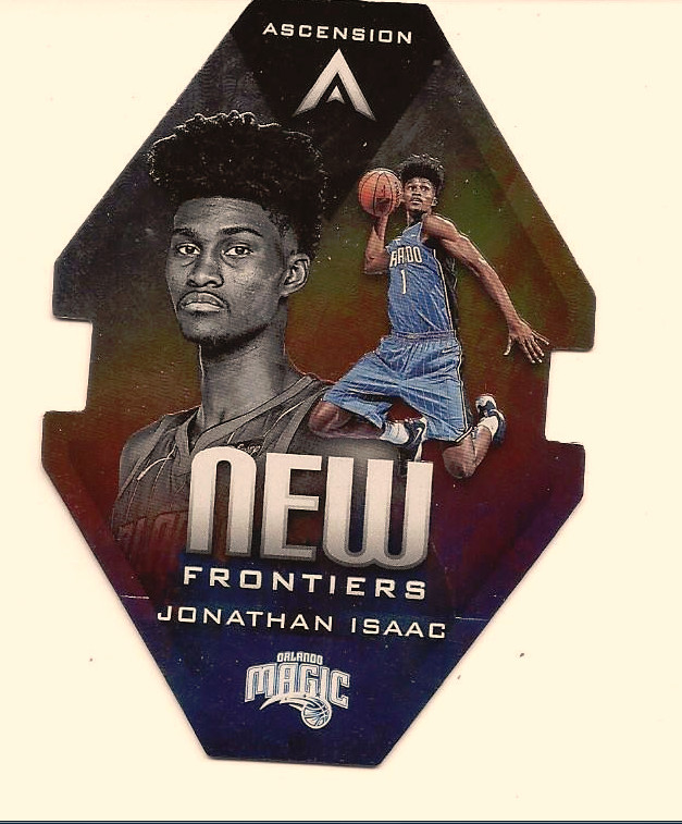 JONATHAN ISAAC 2017-18 PANINI ASCENSION NEW FRONTIERS DIE-CUT ROOKIE