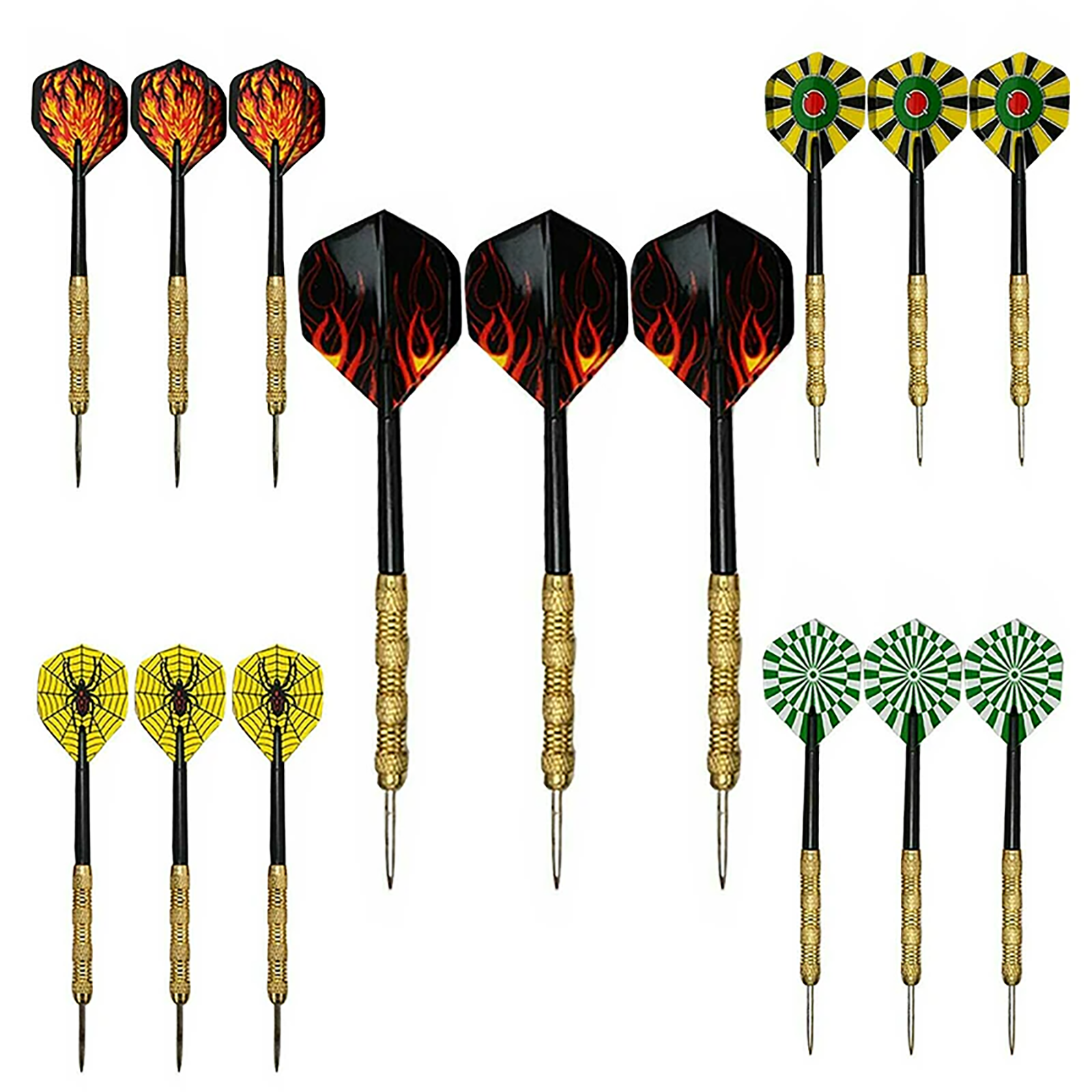 18 Pcs Darts Replacement Parts For Darts Enthusiast or Professional
