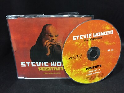 Stevie Wonder Positivity Feat. Aisha Morris Promo Single CD (Motown 2005)