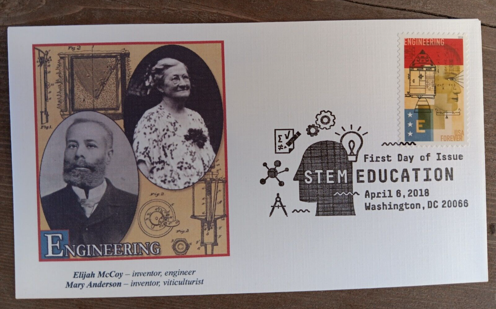 2018 ENGINEERING MCCOY & ANDERSON STEM EDUCATION FLEETWOOD CACHET FDC ...