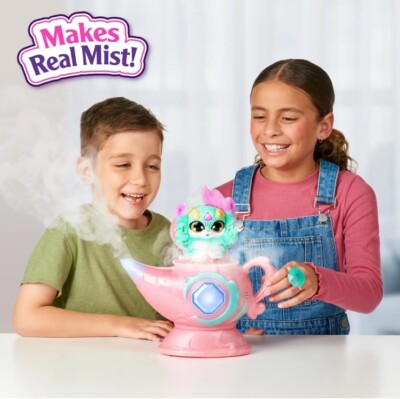 Magic Mixies Genie Lamp with Interactive 8 inch Plush Toy Pet Ring