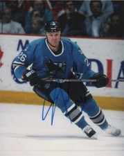 San Jose Sharks Dave Lowry Autographed Signed 8x10 NHL Photo COA