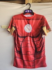 MARVEL Ironman Boys Costume Tee Shirt Multicolor Sz S/M