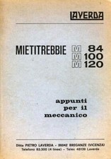 Mietitrebbie Laverda M84-100-120 Manuale di riparazione per meccanici 
