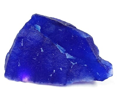 Dyed 570 Ct Natural Blue Sapphire Uncut Rough IGL Certified Loose