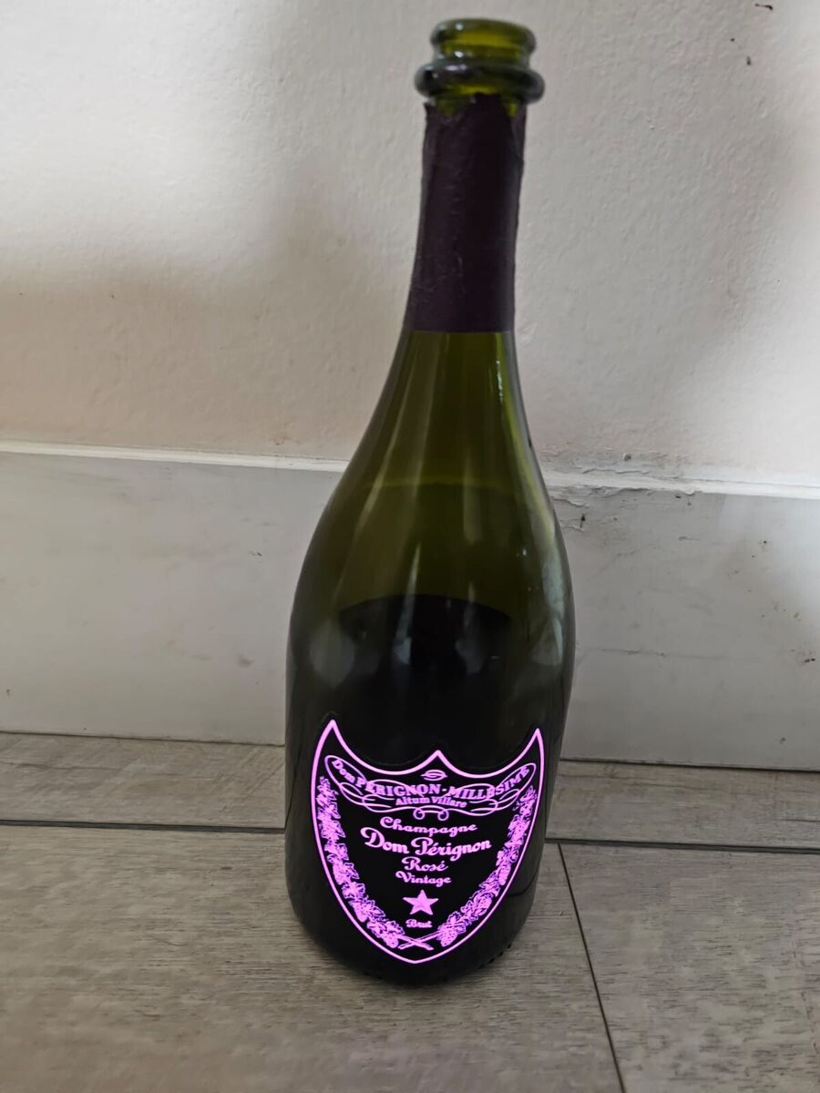 Dom Perignon Rose Champagne Luminous Vintage 2008 EMPTY Dom Perignon Rose Champagne Luminous Vintage 2008 EMPTY