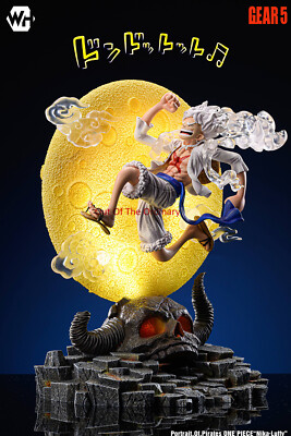 WH Studio Nika Monkey D Luffy Led Light Resin Figurine Limited Model Art Statues