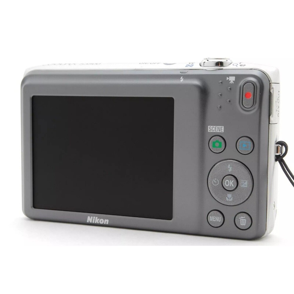 Nikon COOLPIX S3500 Digital Camera 20.0MP 7x Optical CCD Vintage