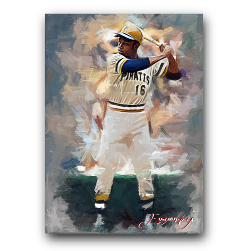 Al Oliver 2 Art Card Limited 36/50 Edward Vela Signed (Pittsburgh