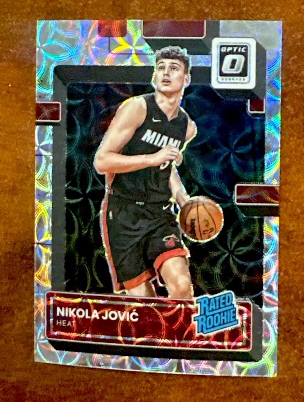 (B) 2022/23 Panini Donruss Optic PREMIUM BOX SET /249 NIKOLA JOVIC HEAT #224