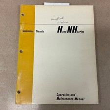 Cummins H Nh Diesel Engine Operation Maintenance Manual Book Guide Pn 983620-c Cummins H Nh Diesel Engine Operation Maintenance Manual Book Guide Pn 983620-c