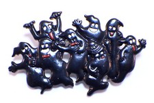 Halloween Haunted Ghost Party Pin Brooch Broach