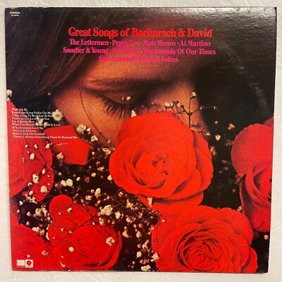 Great Songs Of Bacharach & David Vinyl, LP 1972 Capitol Records    SL-6734