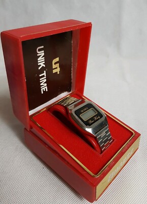 Vintage Peers Hardy Digitaluhr mit OVP und Papieren 1978