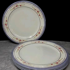 5 Thunder Group Rose Melamine Dinner Plates 11  3/4" 1012AR