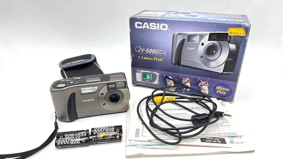 Casio QV-5000SX Digitalkamera - 1,3 MP - OVP - getestet