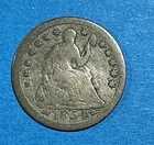 1854 Arrows Seated Liberty Half Dime Circ (HD726)