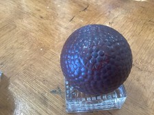 Springvale Hawk Unplayed Antique Bramble Golf Ball 1900 S Hutchinson 