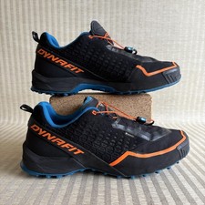 Dynafit Speed MTN Gore-Tex Trail Running Shoes Mens Size 13 Black Blue Quicklace