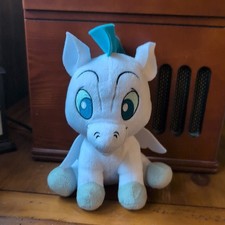 Disney Hercules Pegasus 9 Inch Plush Just Play White Blue Stuffed Animal Toy