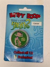 2009 Betty Boop Cancer What's Your Sign? Zodiac Collectible Coin Medallion NOS