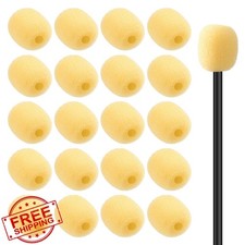 20x Headset Mic Foam Covers Windscreen Pop Filter Replacement