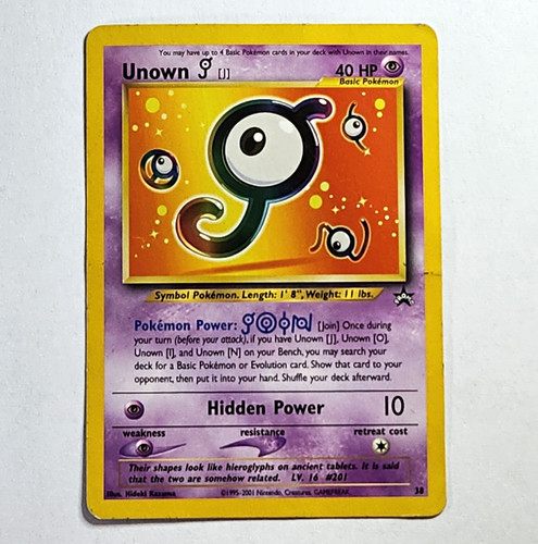  Unown [J] (38/53) Wotc Promo 