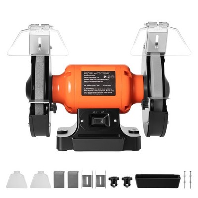 Uimoso 8 Inch Bench Grinder 550W 3450RPM High-Speed Table Grinder