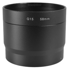 Adapter Tubus passend für Canon PowerShot G15 G16 - 58mm 2-teilig