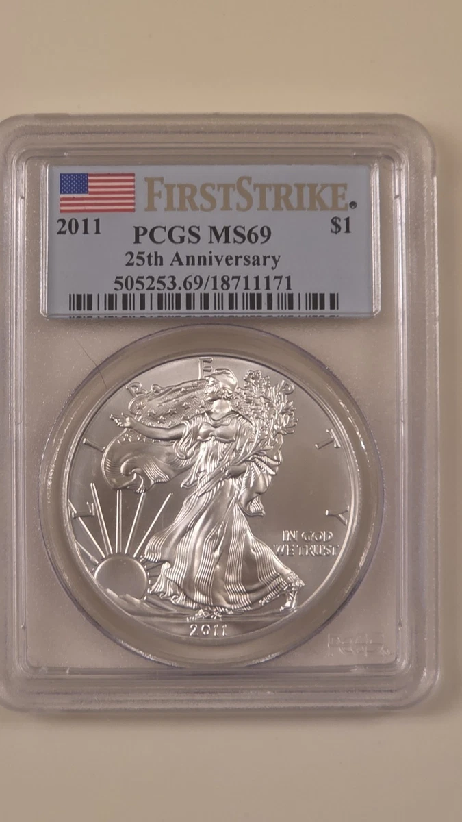 American Eagle MS 69 Graded 2011 Silver Bullion Coins for sale | eBay