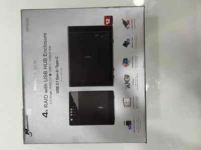 Mediasonic ProBox 4-Bay External Enclosure USB 3.1 Gen2 HDD RAID Case NEW SEALED