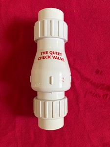 Zoeller 30-0040 Silent Combo Swing Check Valve 1-1/2" Full Port Quiet PVC