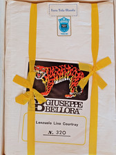 Lenzuola  di puro lino taglio tessuto. Bellora